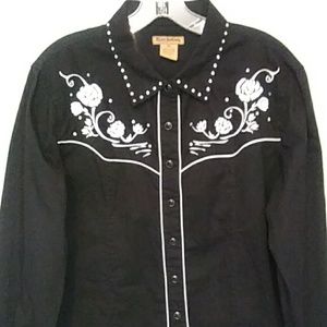 Alan Jackson Western Rhinestone Shirt XXL